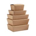 Caja de almuerzo de papel profesional Ensalada Caja para llevar